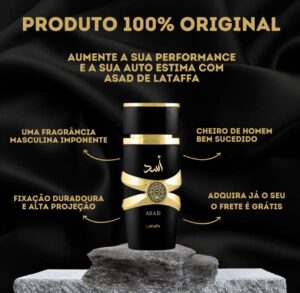 Perfume Asad 100ml Eau Parfum Masculino Importado Original